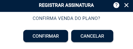 Pagamento do plano