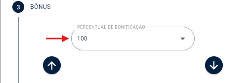 Criação de cartão bônus