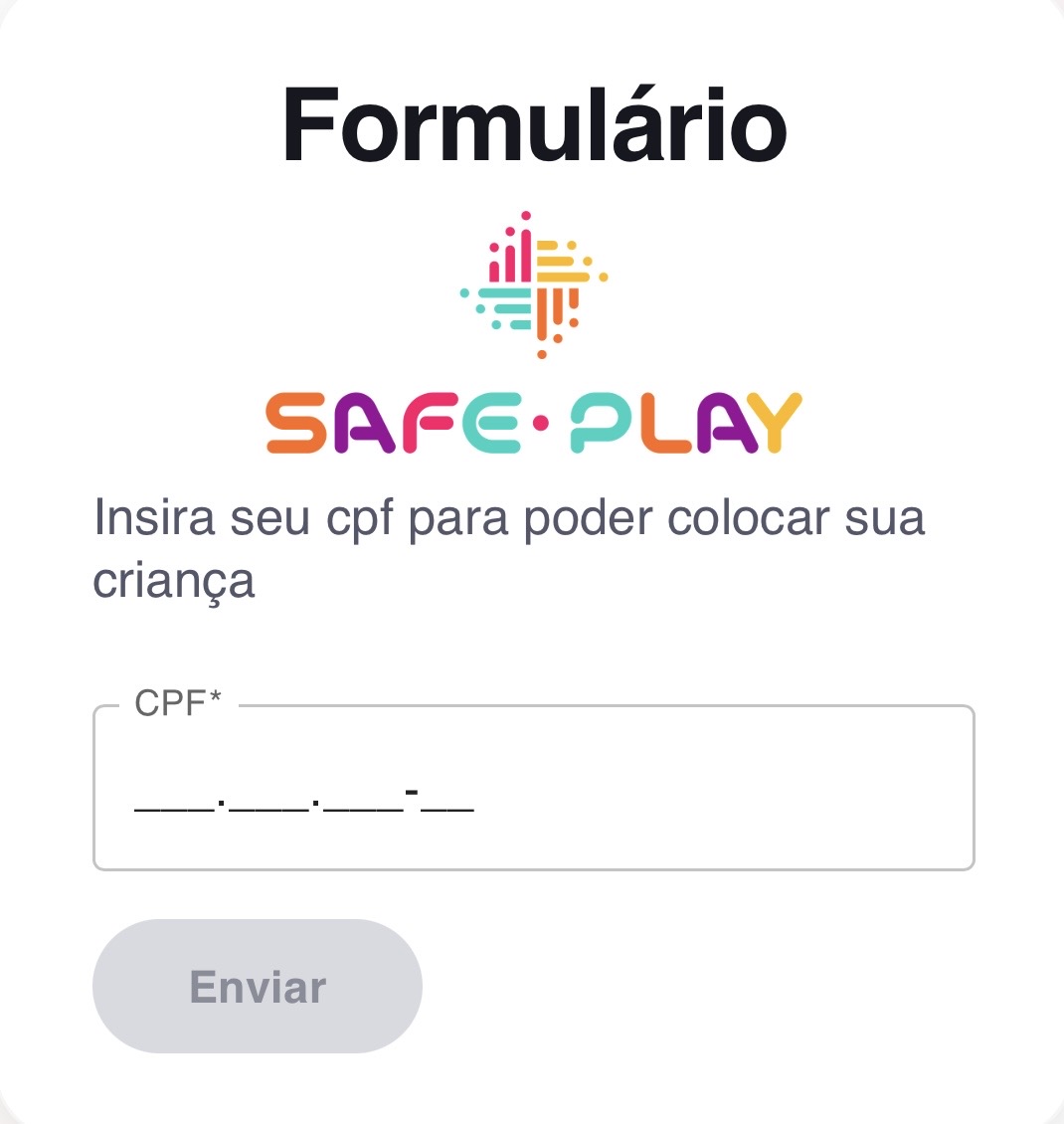 Identificação do responsável pelo CPF