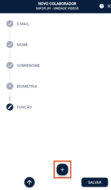 cadastro colaborador