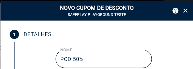 cupom percentual