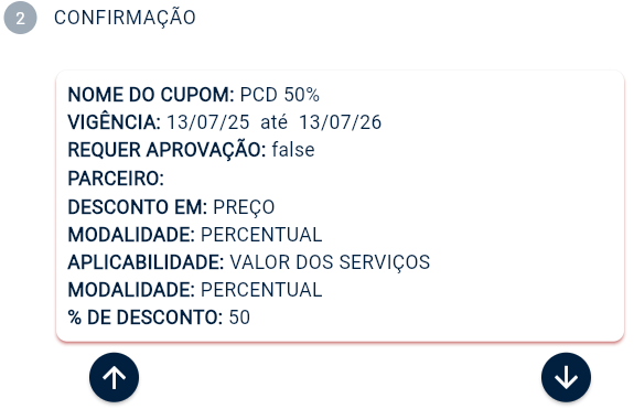 cupom percentual