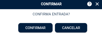 Confirmar entrada da criança