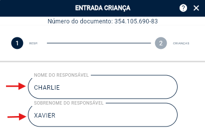 Operações iniciais - Entrada