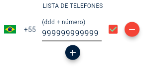 Operações iniciais - Entrada