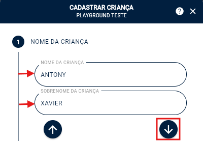 Operações iniciais - Entrada