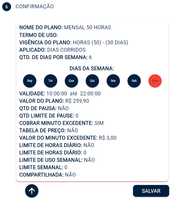 criação plano mensal