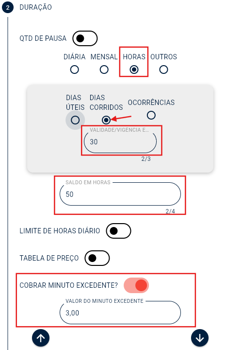 criação plano mensal