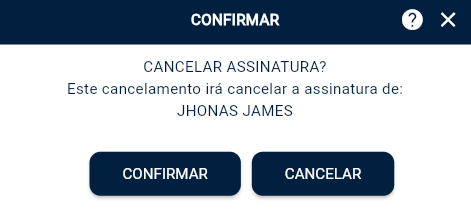 cancelar vendas