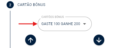 Venda de cartão bônus